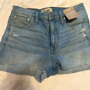 NWT madewell denim shorts